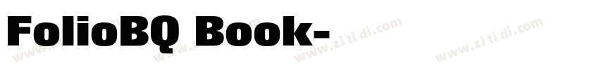 FolioBQ Book字体转换